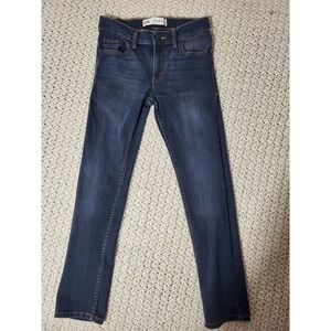 Levis 510 Skinny Jeans Boys Size 10 Reg Dark Wash Denim Pants 25x25